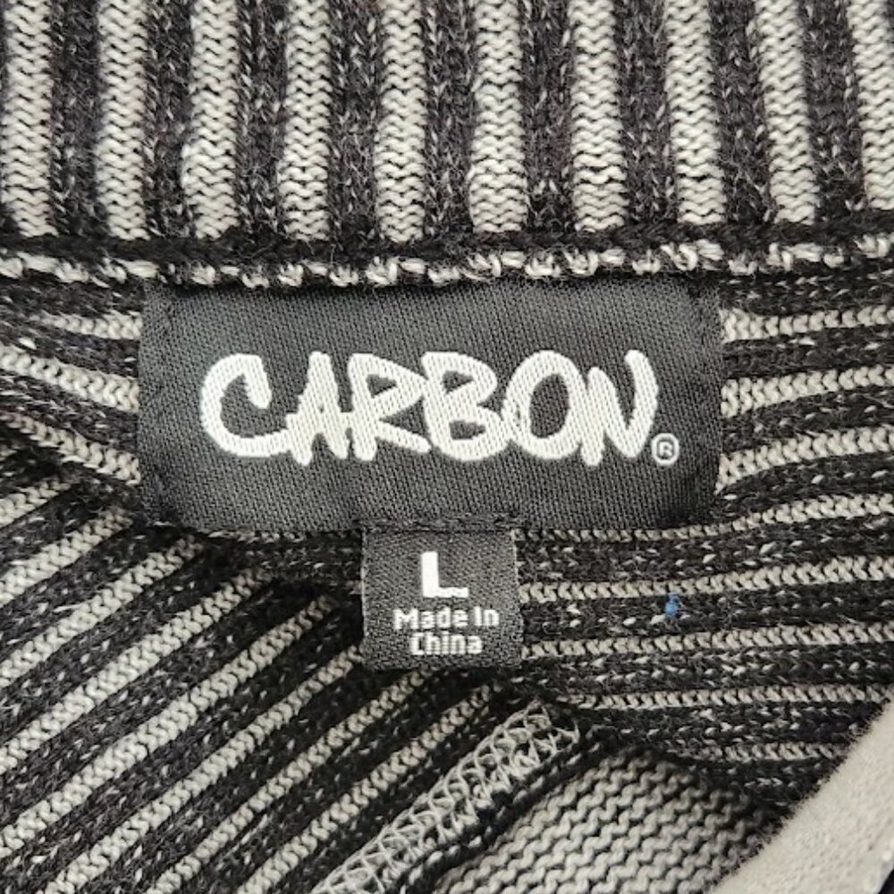 Carbon Men's Mock Neck 1/4 Zip Sweater in size Large - Picture 5 of 5
